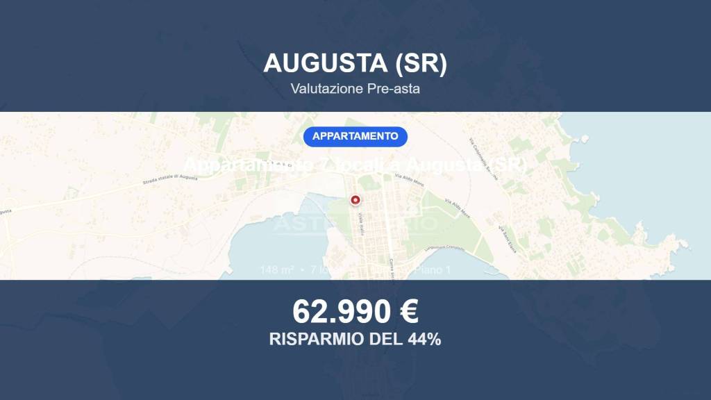 appartamento in vendita ad Augusta