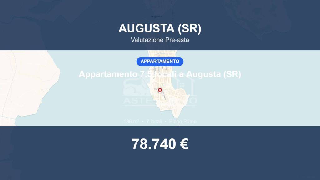appartamento in vendita ad Augusta