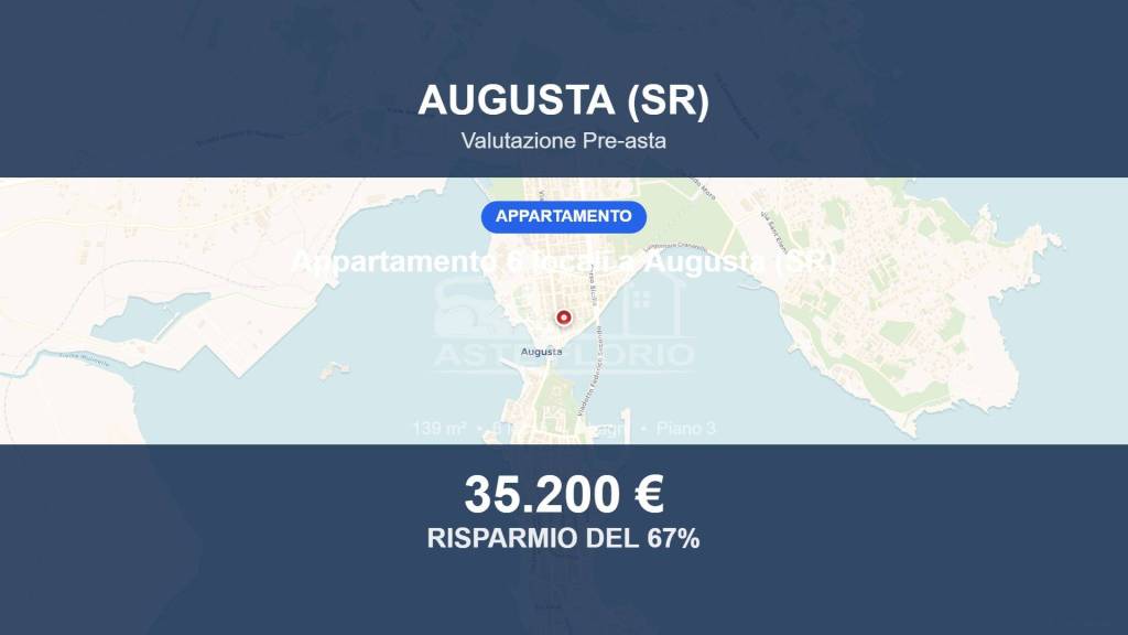 appartamento in vendita ad Augusta