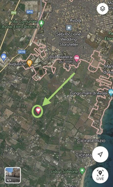 terreno agricolo in vendita ad Avola