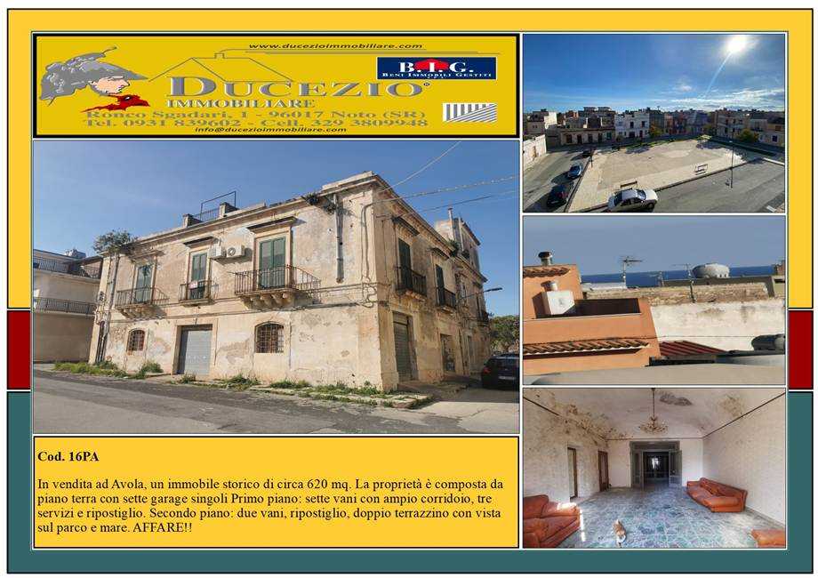 intera palazzina in vendita ad Avola
