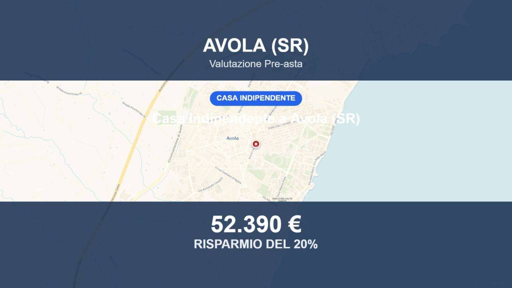casa indipendente in vendita ad Avola