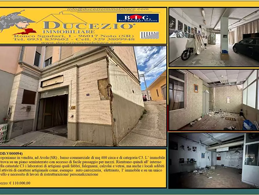 locale di sgombero in vendita ad Avola