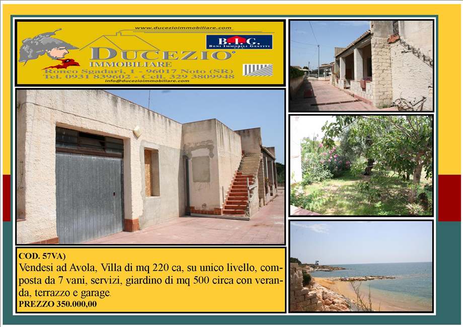casa indipendente in vendita ad Avola in zona Falaride