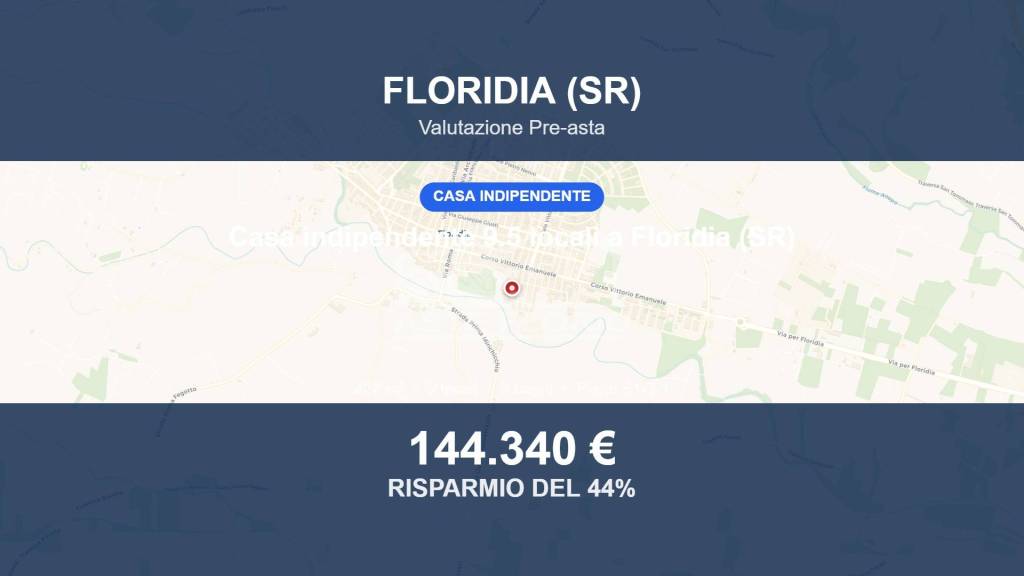 casa indipendente in vendita a Floridia