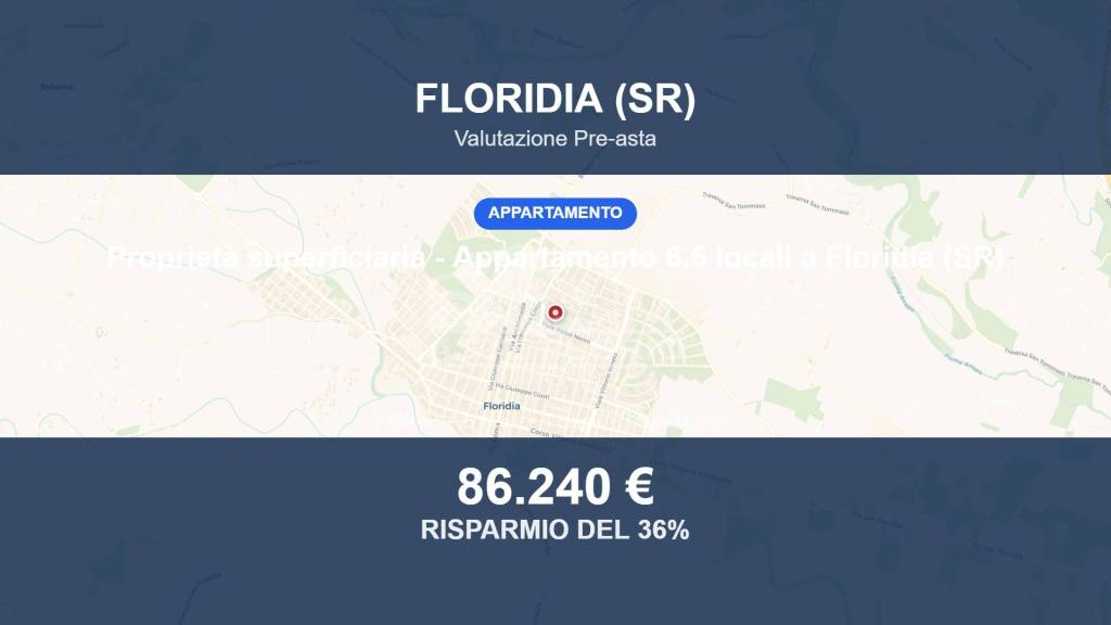 appartamento in vendita a Floridia