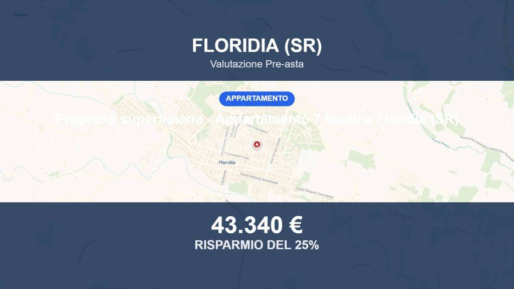 appartamento in vendita a Floridia