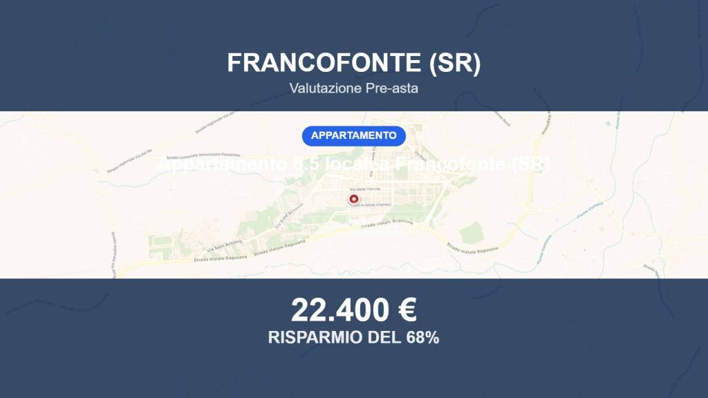 appartamento in vendita a Francofonte