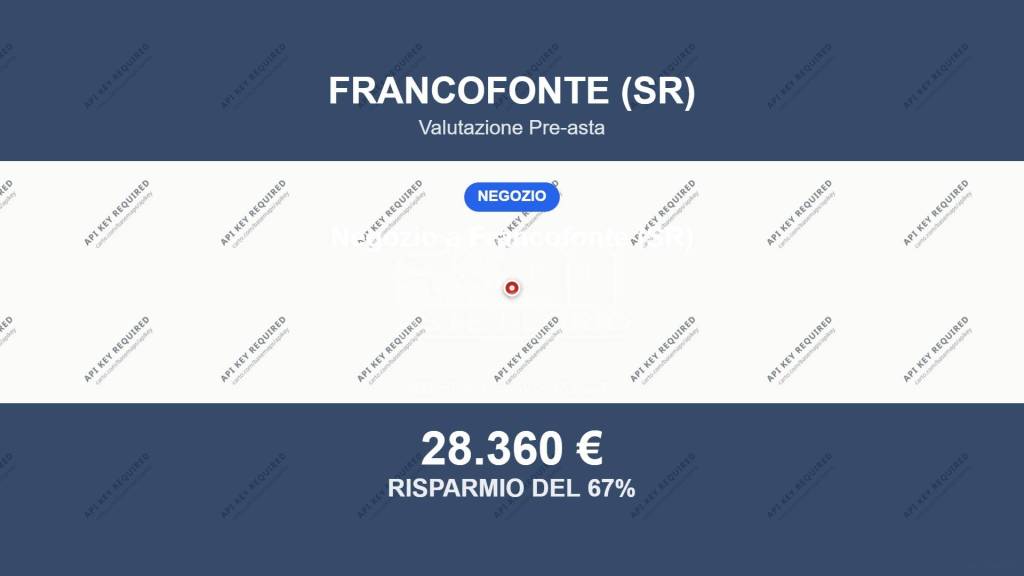 negozio in vendita a Francofonte
