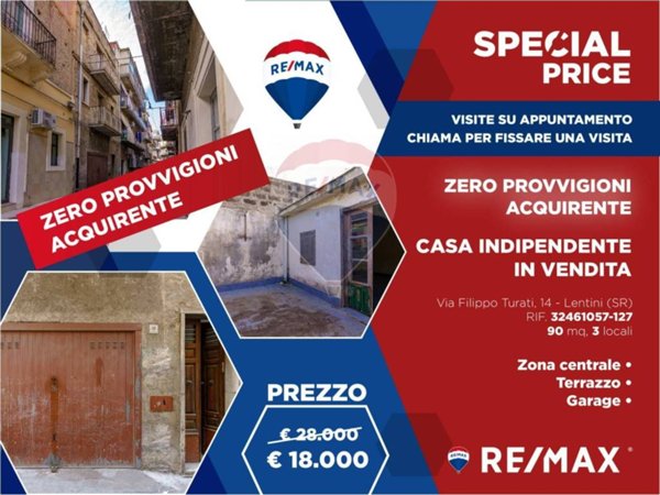 casa indipendente in vendita a Lentini