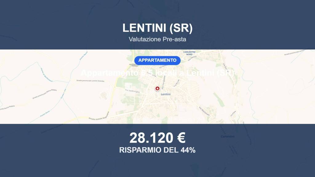 appartamento in vendita a Lentini