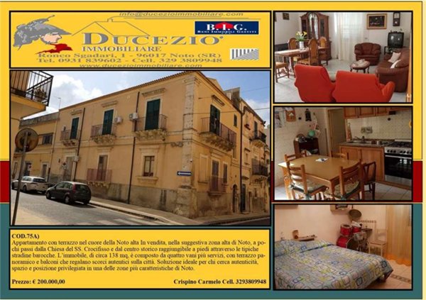 appartamento in vendita a Noto