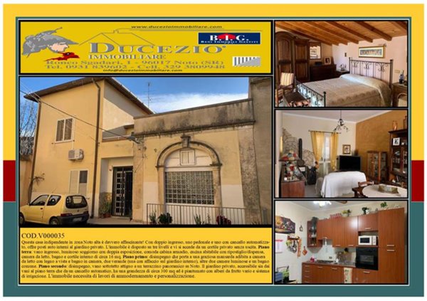 casa indipendente in vendita a Noto