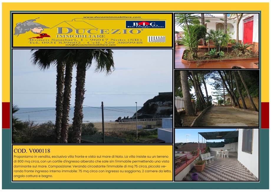 casa indipendente in vendita a Noto in zona Lido di Noto