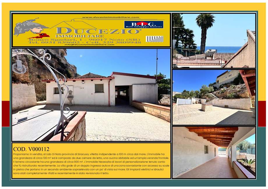 casa indipendente in vendita a Noto in zona Lido di Noto