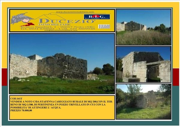 terreno edificabile in vendita a Noto in zona San Lorenzo