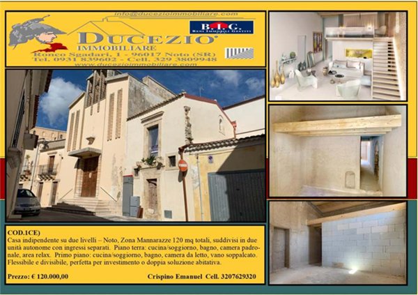 casa indipendente in vendita a Noto