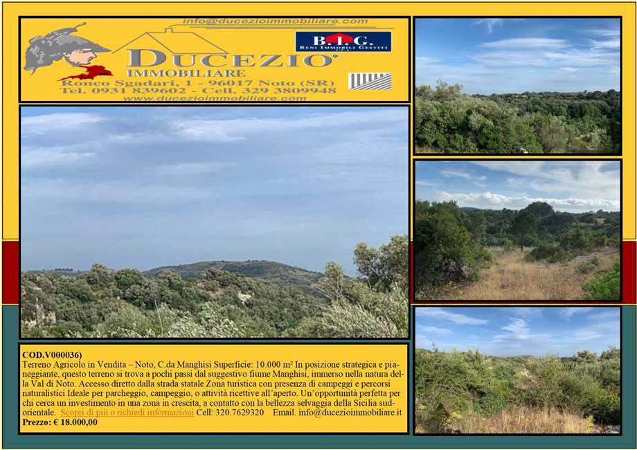 terreno agricolo in vendita a Noto