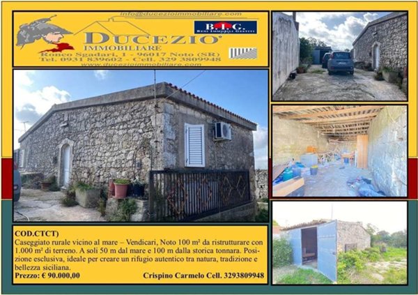 casale in vendita a Noto