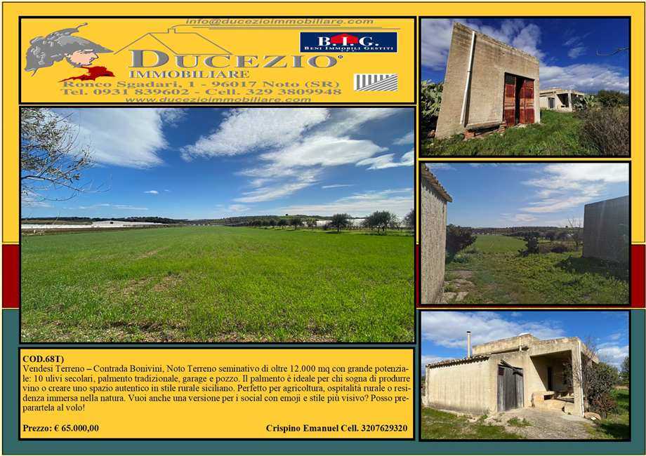 terreno edificabile in vendita a Noto