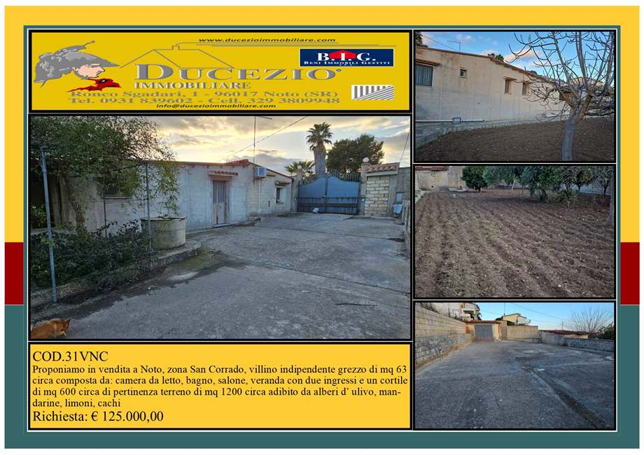 casa indipendente in vendita a Noto in zona San Corrado di Fuori