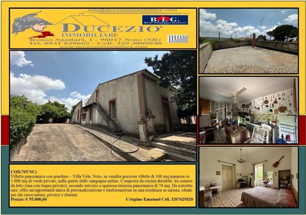 casa indipendente in vendita a Noto in zona Villa Vela