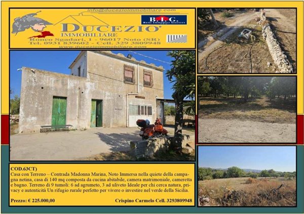 casa indipendente in vendita a Noto in zona Madonna Marina