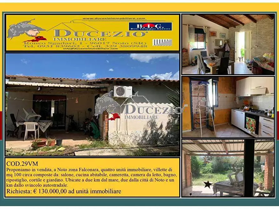 casa indipendente in vendita a Noto in zona Falconara