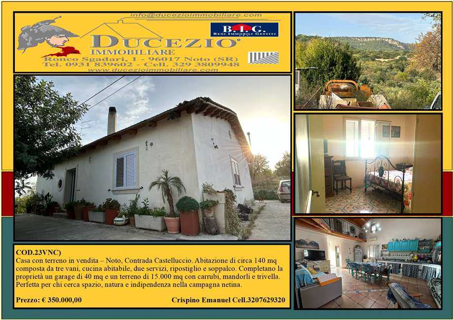 casa indipendente in vendita a Noto in zona Castelluccio