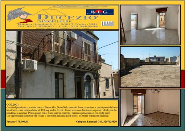 casa indipendente in vendita a Noto