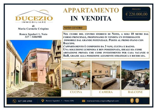 appartamento in vendita a Noto