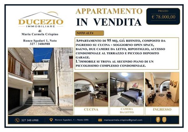 appartamento in vendita a Noto