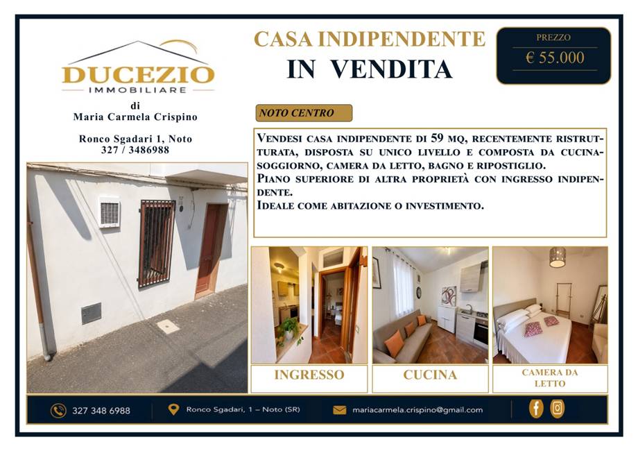 casa indipendente in vendita a Noto