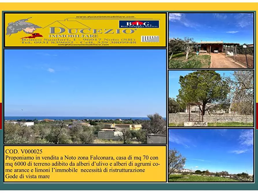 casa indipendente in vendita a Noto in zona Falconara