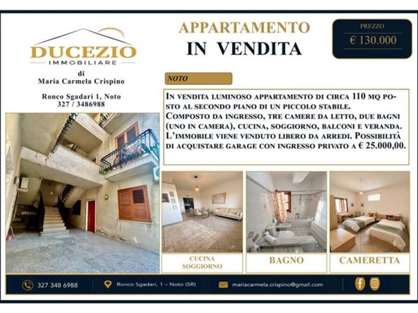appartamento in vendita a Noto