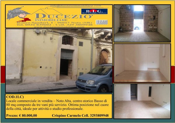 locale commerciale in vendita a Noto