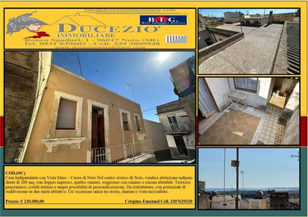 casa indipendente in vendita a Noto