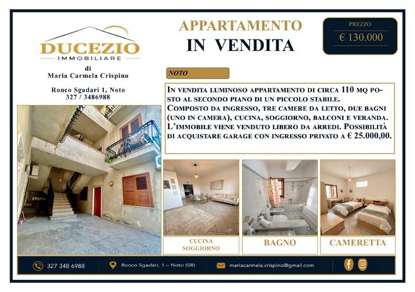 appartamento in vendita a Noto