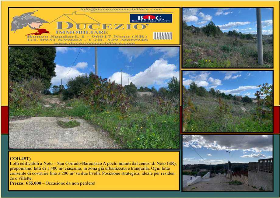 terreno in vendita a Noto in zona San Corrado di Fuori