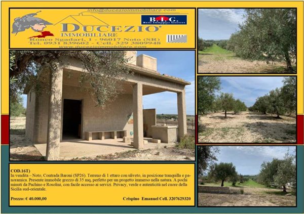 terreno in vendita a Noto in zona Lido di Noto