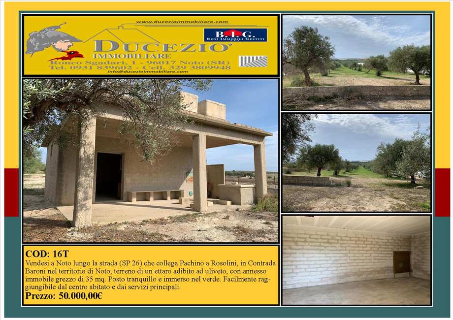 terreno in vendita a Noto in zona Lido di Noto