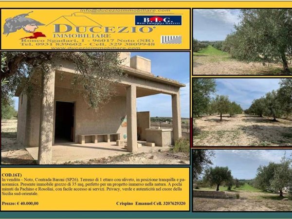 terreno in vendita a Noto in zona Lido di Noto