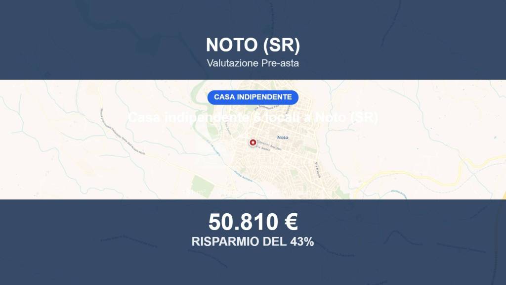 casa indipendente in vendita a Noto