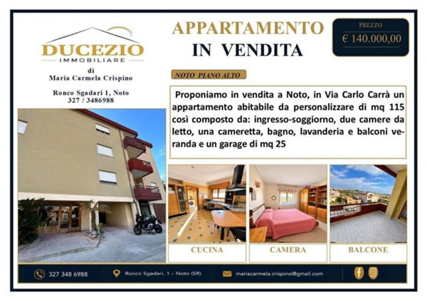 appartamento in vendita a Noto in zona Madonna Marina