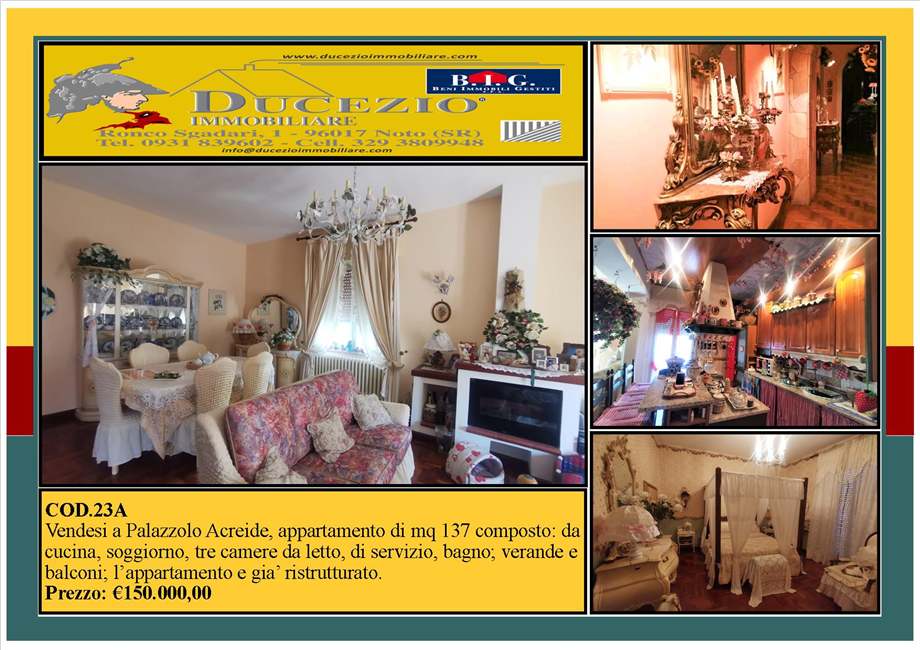 appartamento in vendita a Palazzolo Acreide