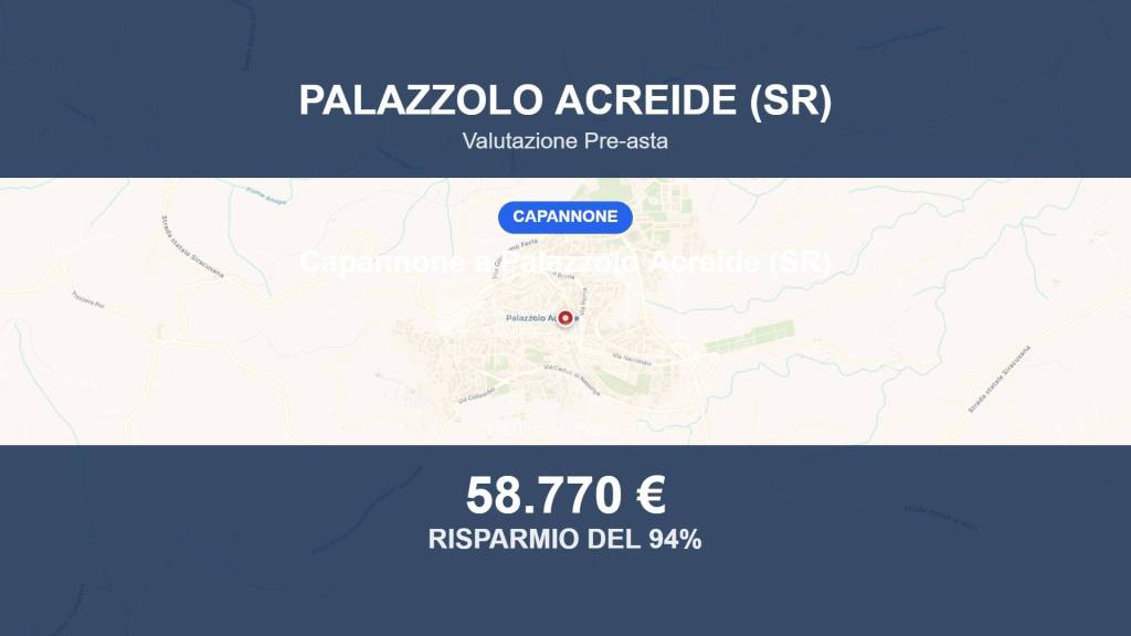 capannone in vendita a Palazzolo Acreide