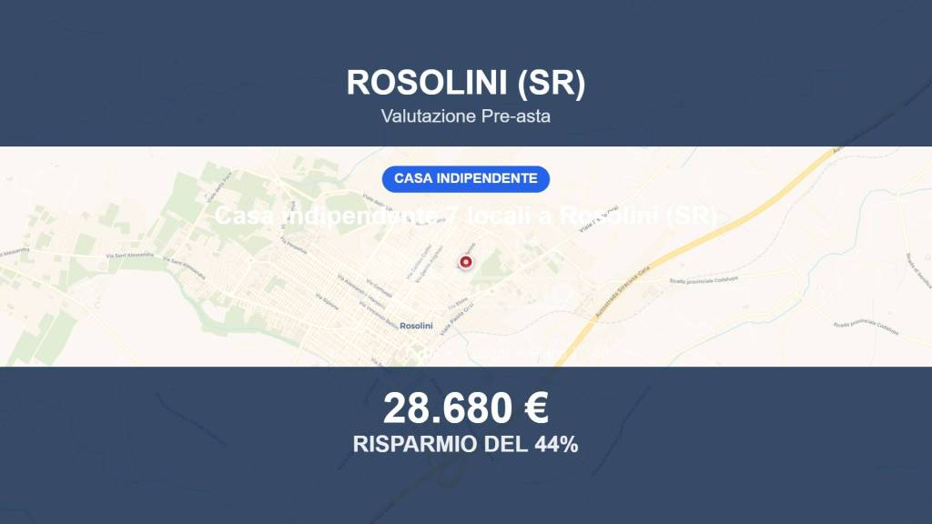 casa indipendente in vendita a Rosolini