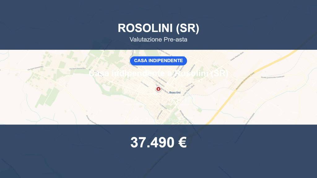 casa indipendente in vendita a Rosolini