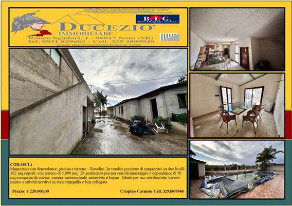 locale di sgombero in vendita a Rosolini