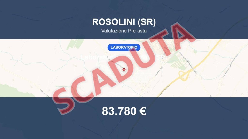 locale commerciale in vendita a Rosolini